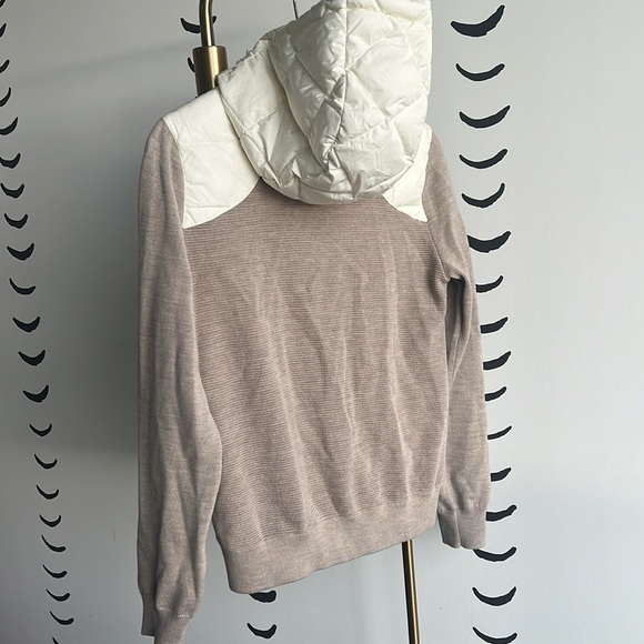 Canada Goose Cream/Beige Puffer Sweater Small - Picture 5 of 6